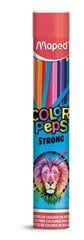 Zīmuļkrāsas MAPED Color`Peps Strong, 12 krāsas, metāla tūbā cena un informācija | Modelēšanas un zīmēšanas piederumi | 220.lv