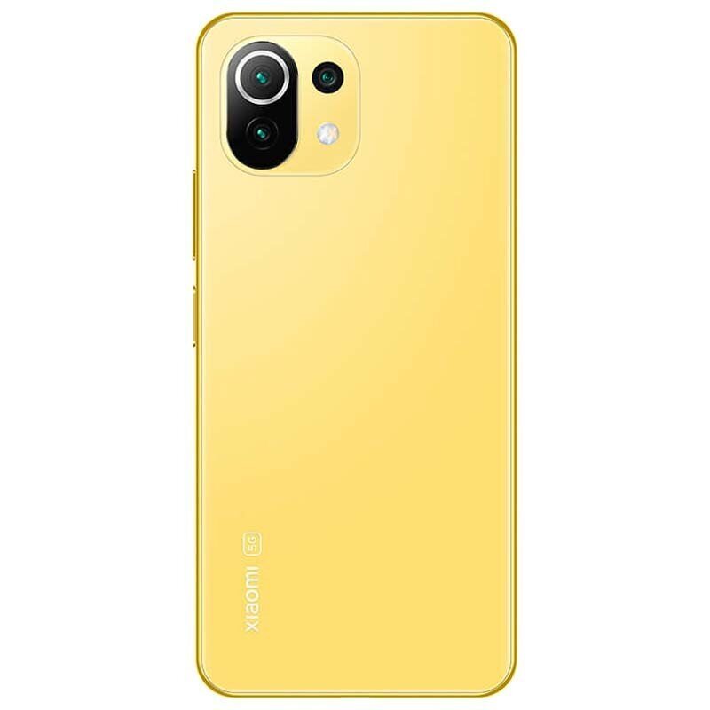 Xiaomi Mi 11 Lite 5G, 8/128 GB, Dual SIM, Citrus Yellow cena un informācija | Mobilie telefoni | 220.lv