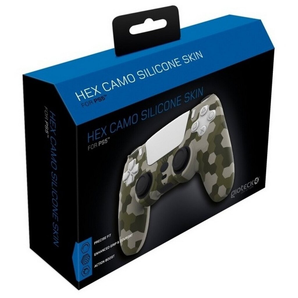 Gioteck Silicone Skin - Hex Camo (PS5) cena un informācija | Spēļu kontrolieri | 220.lv