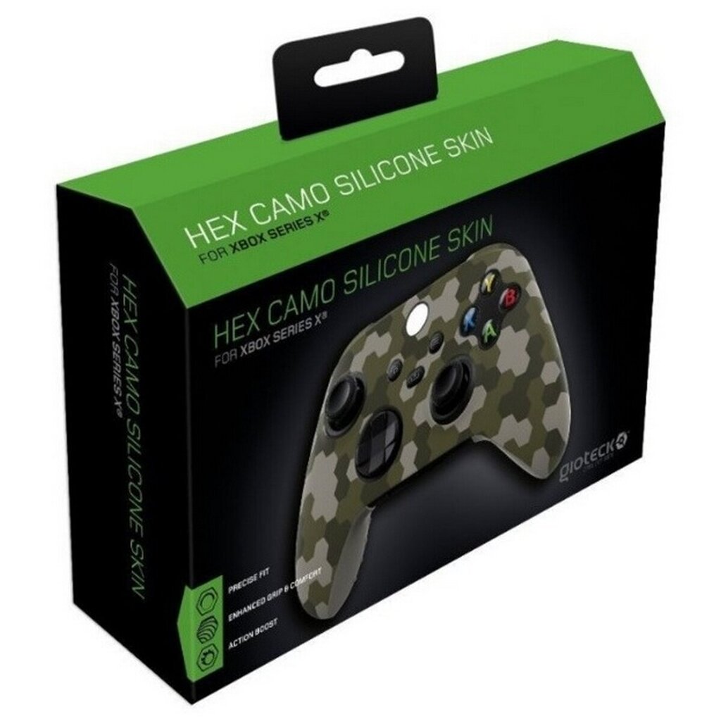 Gioteck Silicone Skin - Hex Camo (Xbox Series X) цена и информация | Spēļu kontrolieri | 220.lv