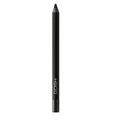 GOSH Velvet Touch Eye Liner ūdensnoturīgs acu laineris 1.2 g, Black Ink цена и информация | Тушь, средства для роста ресниц, тени для век, карандаши для глаз | 220.lv