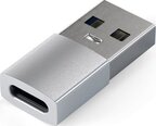 Satechi USB-A uz USB-C adapteris, nomainiet standarta USB portu pret USB-C, sudraba