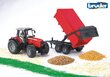 Bruder Massey Ferguson 7480 traktors ar pašizgāzēja piekabi cena un informācija | Rotaļlietas zēniem | 220.lv