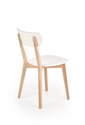 Krēsls BUGGI, 2gab. baltā krāsā cena un informācija | Virtuves un ēdamistabas krēsli | 220.lv