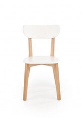 Krēsls BUGGI, 2gab. baltā krāsā kaina ir informacija | Virtuves un ēdamistabas krēsli | 220.lv