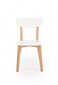 Krēsls BUGGI, 2gab. baltā krāsā cena un informācija | Virtuves un ēdamistabas krēsli | 220.lv