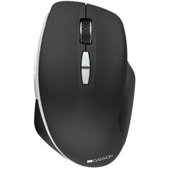 CANYON MW-21 Wireless Optical Mouse - Black cena un informācija | Canyon Datortehnika | 220.lv