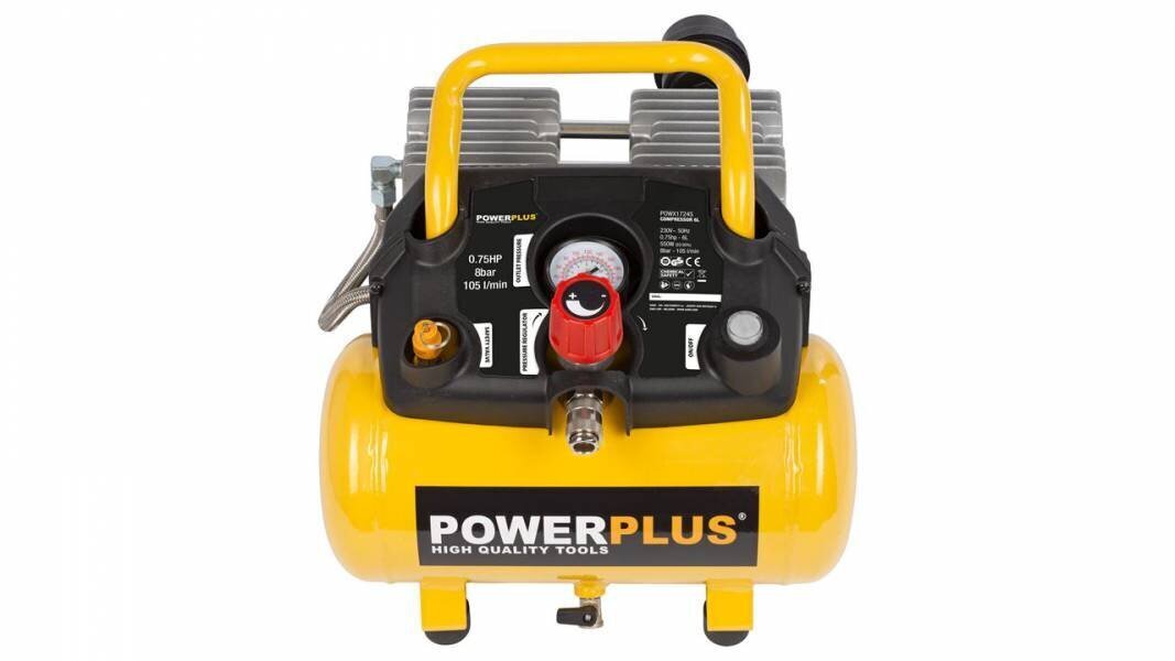 Kompresors Powerplusx550W cena un informācija | Kompresori | 220.lv