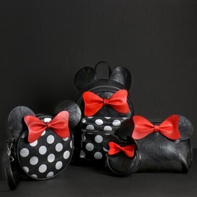 Mugursoma meitenēm Cerda Disney Minnie/Mouse Minnie, melna cena un informācija | Bērnu aksesuāri | 220.lv