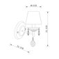 Sienas lampa G.LUX GM-917 / 1A ATIKA цена и информация | Sienas lampas | 220.lv