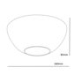 Griestu lampa ar stikla abažūru G.LUX GT-186/1 цена и информация | Griestu lampas | 220.lv
