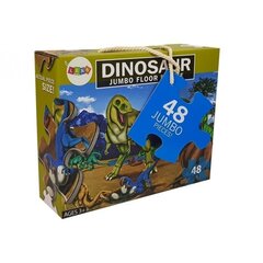 Puzle LeanToys "Dinozauri", 48 d. cena un informācija | Puzles, 3D puzles | 220.lv