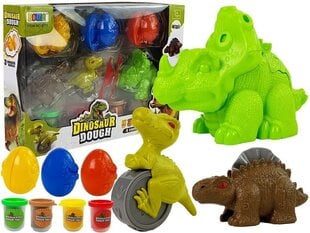 Plastilīna komplekts "Dinozaurs", 12 detaļas cena un informācija | Attīstošās rotaļlietas | 220.lv