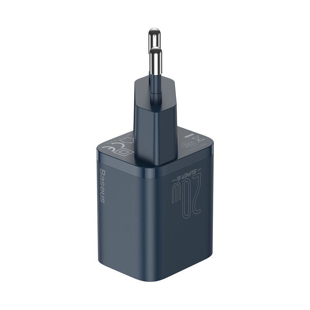 Lādētājs Baseus Super Si 1C USB Type C 20 W Power Delivery + USB Type C - Lightning, 1m (TZCCSUP-B03) cena un informācija | Lādētāji un adapteri | 220.lv
