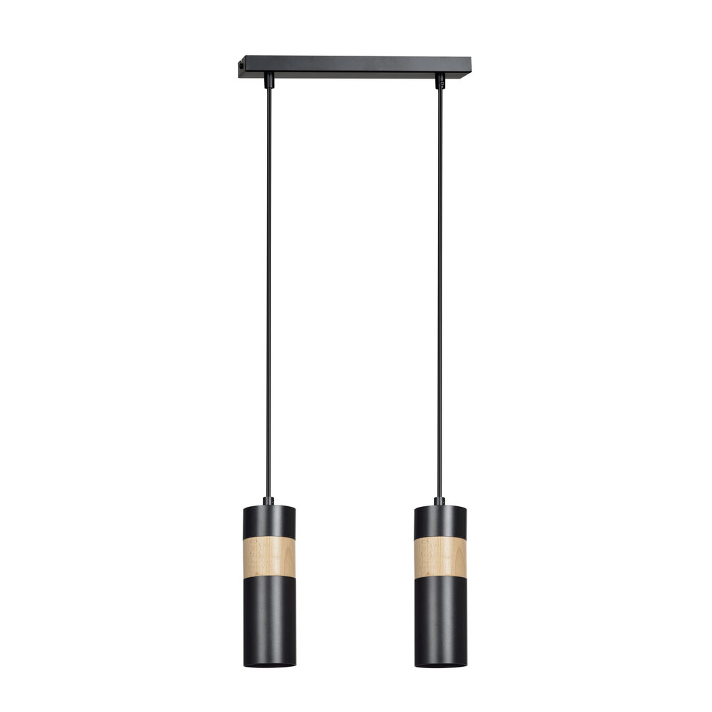 Emibig lampa Akari 2 Black cena un informācija | Lustras | 220.lv