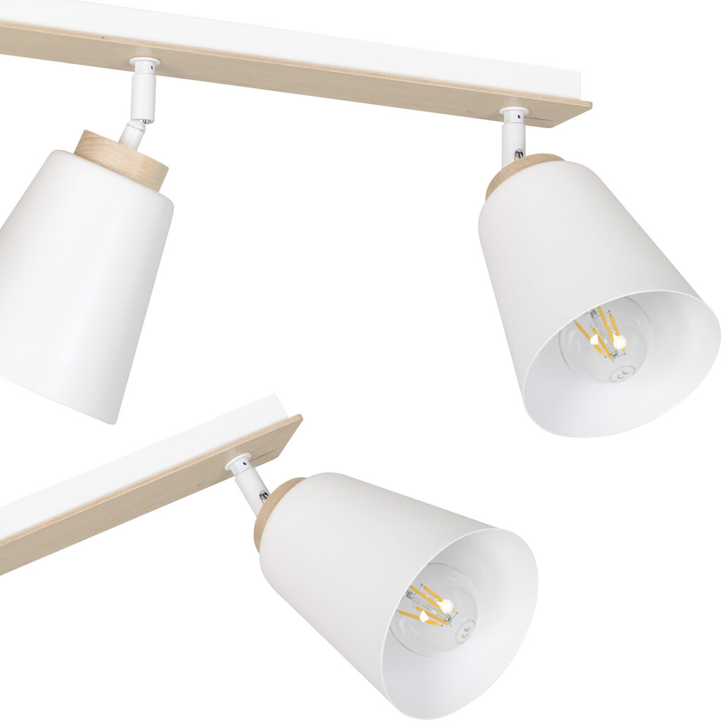 Emibig lampa Atlas 3 White cena un informācija | Griestu lampas | 220.lv