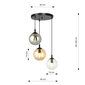 Emibig lampa Cosmo 3 Bl Mix Premium cena un informācija | Piekaramās lampas | 220.lv