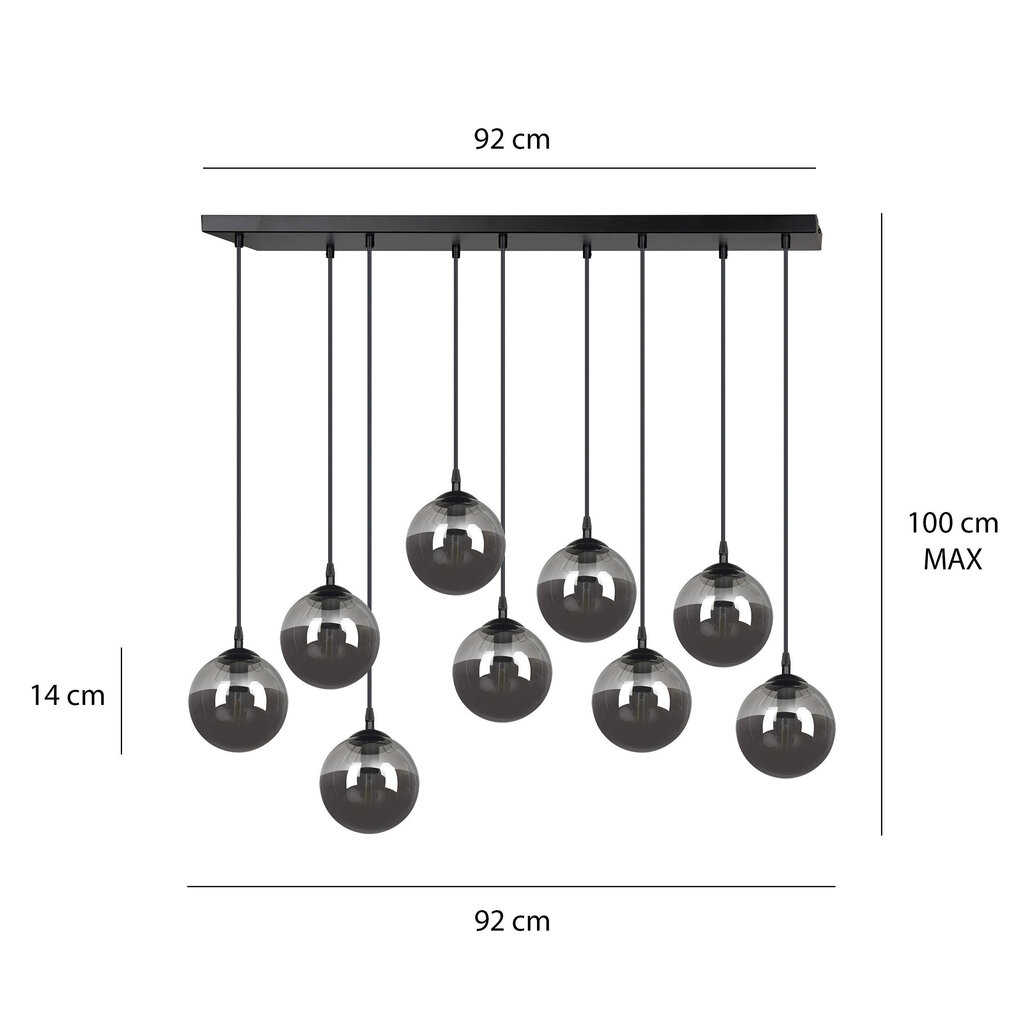 Emibig lampa Cosmo 9 Bl Mix 2 cena un informācija | Piekaramās lampas | 220.lv