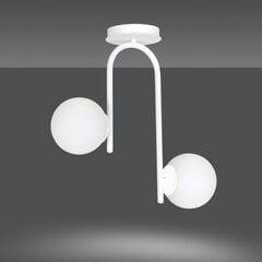 Emibig подвесной светильник Kalf 2 White цена и информация | Настенный/подвесной светильник Eye Spot 11 BL, чёрный | 220.lv