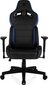 Spēļu krēsls Sense7 Sentinel, mākslīgā āda, melns/zils cena un informācija | Biroja krēsli | 220.lv