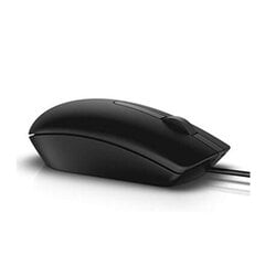 Мышь Dell Optical Mouse MS116 Cable, Black, U цена и информация | Мыши | 220.lv