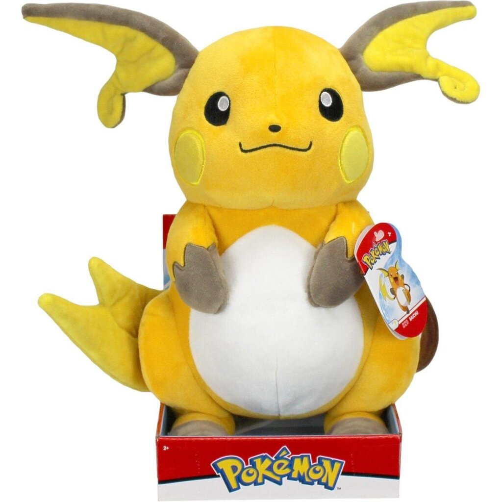 JAZWARES POKEMON Pliušinis Pokemonas, 25 cm cena un informācija | Mīkstās (plīša) rotaļlietas | 220.lv