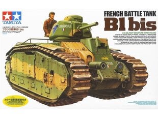 Сборная пластиковая модель Tamiya, Franch Battle Tank B1 bis, 1/35, 35282 цена и информация | Kонструкторы | 220.lv