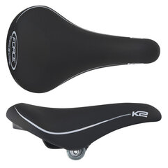 Седло Force K2 Black 12790 цена и информация | Седла для велосипедов и чехлы на сиденья | 220.lv