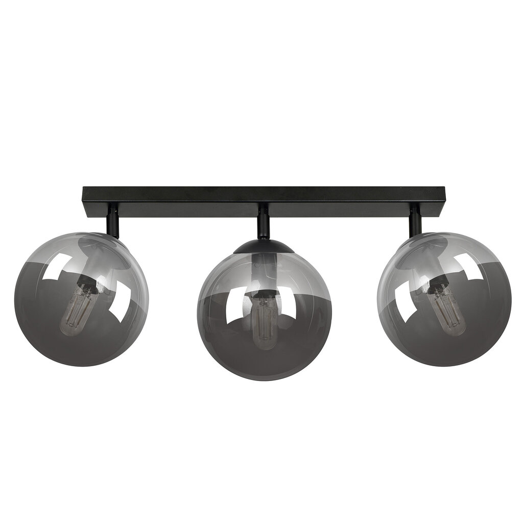 Emibig griestu lampa Tofi 3 Black/Graphite cena un informācija | Griestu lampas | 220.lv