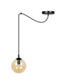 Emibig piekarināmā lampa Gigi 1 Black/Honey