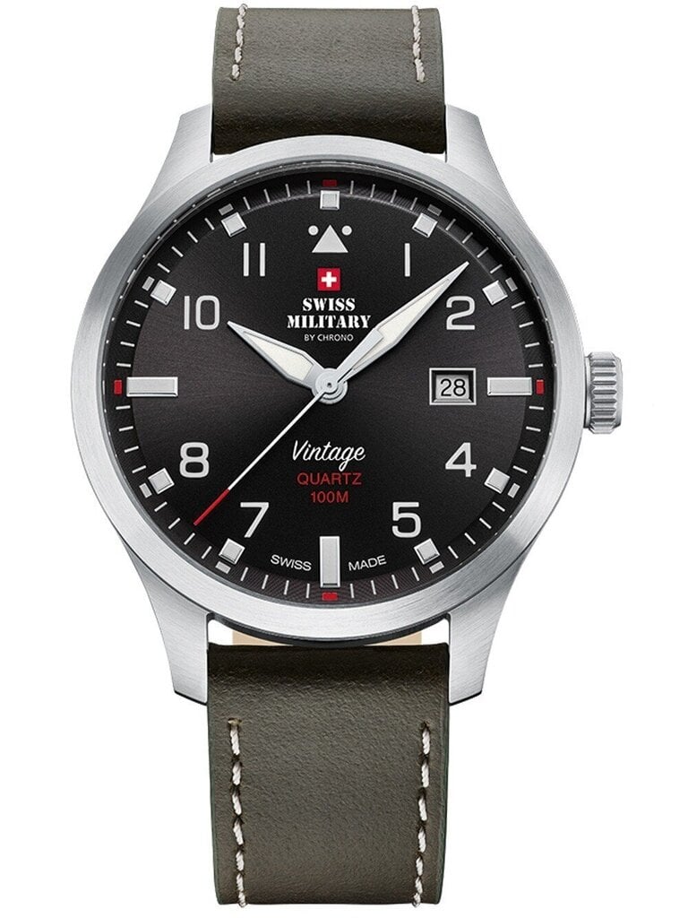 Pulkstenis vīriešiem, Swiss Military by Chrono SM34078.04 цена и информация | Vīriešu pulksteņi | 220.lv