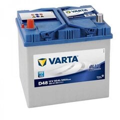 Akumulators Varta Blue Dynamic D48 12V 60Ah 540A cena un informācija | Varta Auto preces | 220.lv