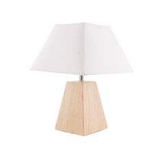 Volteno EMMA WOOD galda lampa E14 cena un informācija | Galda lampas | 220.lv