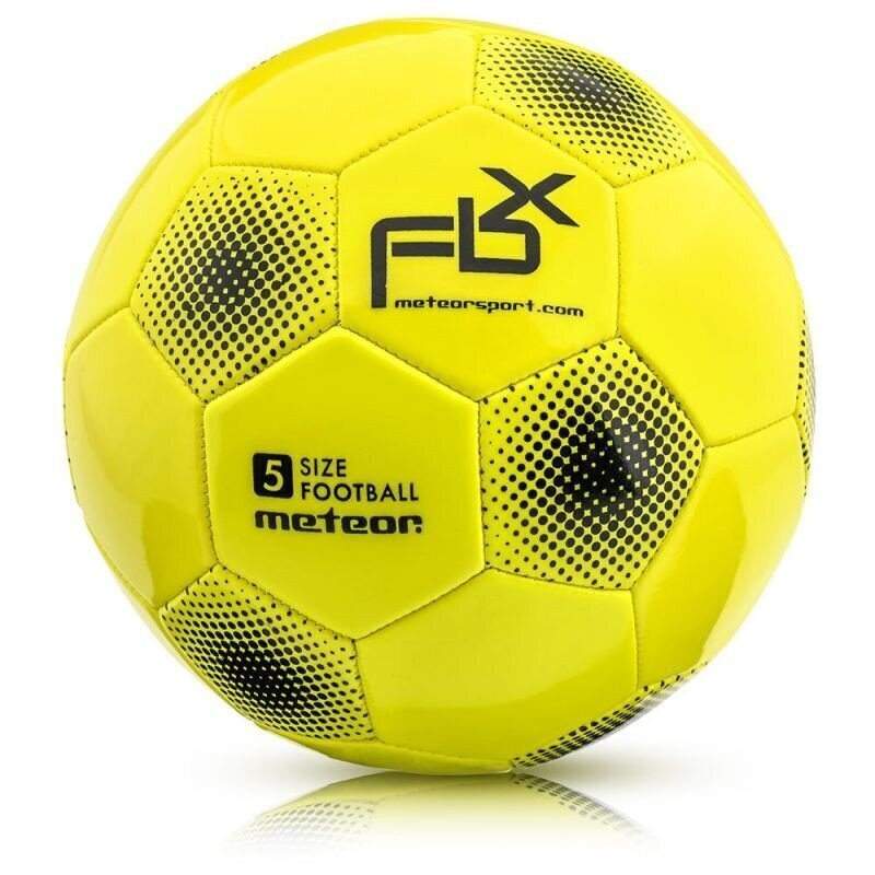 Futbola bumba METEOR FBX #5, dzeltena cena un informācija | Futbola bumbas | 220.lv