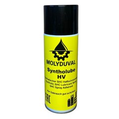 MOLYDUVAL - Syntholube HV Spray - Sintētiska polimēru eļļa aerosolā cena un informācija | Rokas instrumenti | 220.lv