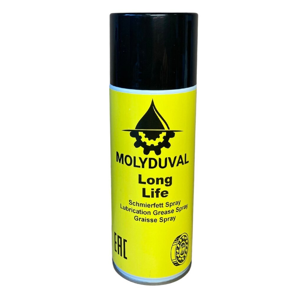 MOLYDUVAL - Long Life Spray - Ūdens noturīga ilgtermiņa smēre aerosolā цена и информация | Rokas instrumenti | 220.lv