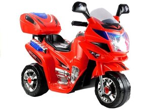 Электрический мотоцикл с багажником, красный цена и информация | Электромобили для детей | 220.lv