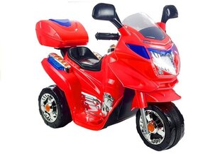 Электрический мотоцикл с багажником, красный цена и информация | Электромобили для детей | 220.lv