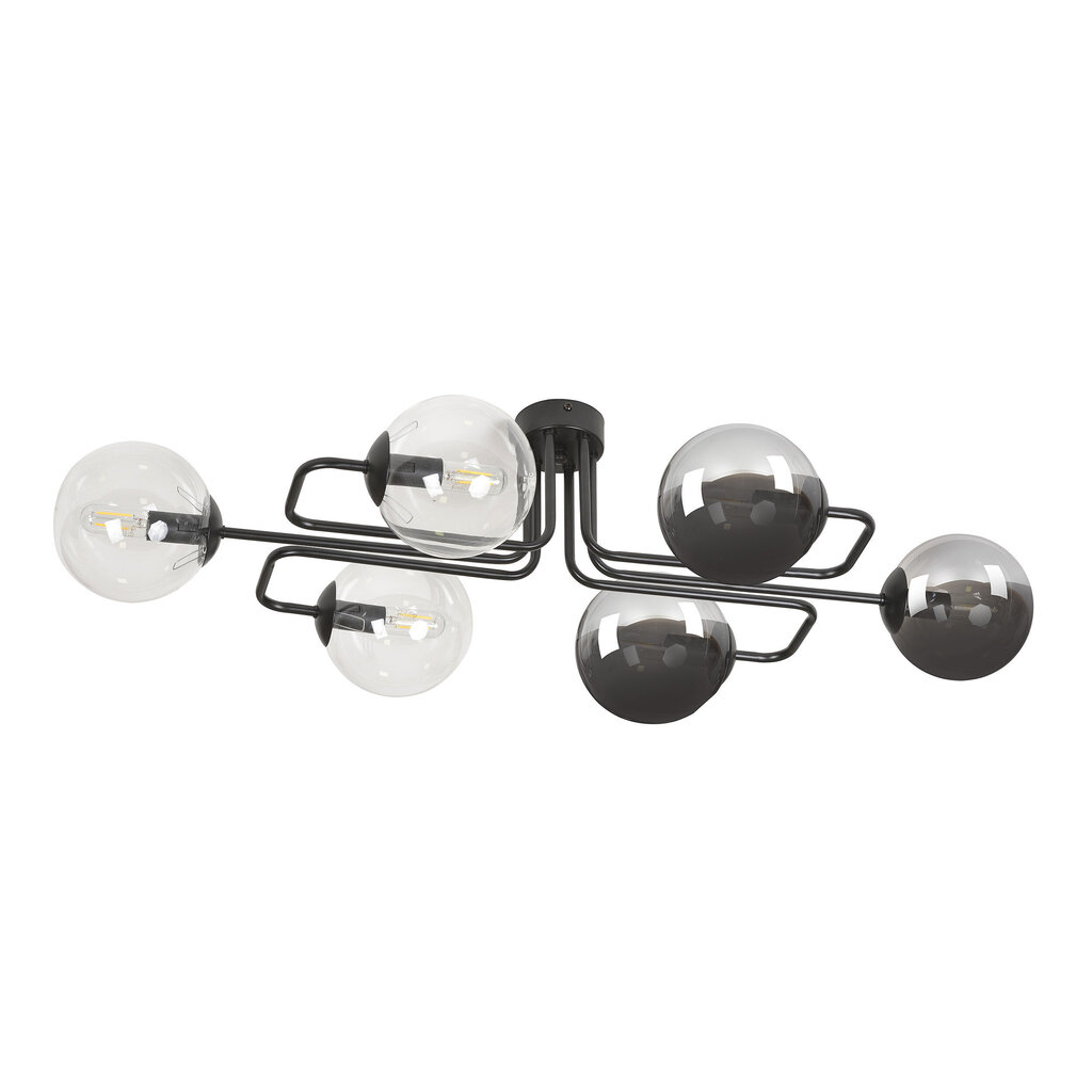 Emibig griestu lampa Brendi 6 Black/Mix3 cena un informācija | Griestu lampas | 220.lv