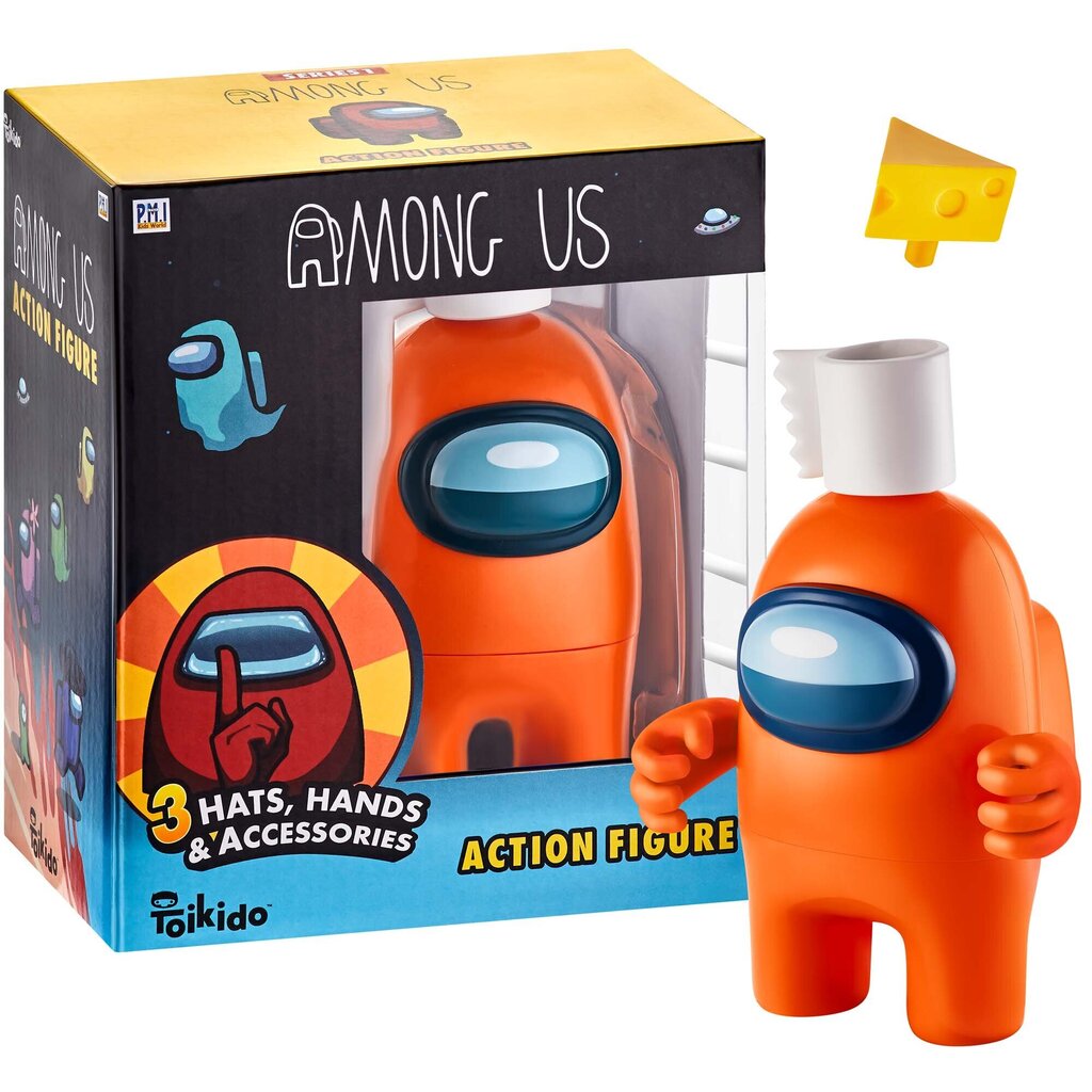 Among Us - Crewmate Medium Action Figures 1-Pack (Random), 12cm cena un informācija | Datorspēļu suvenīri | 220.lv