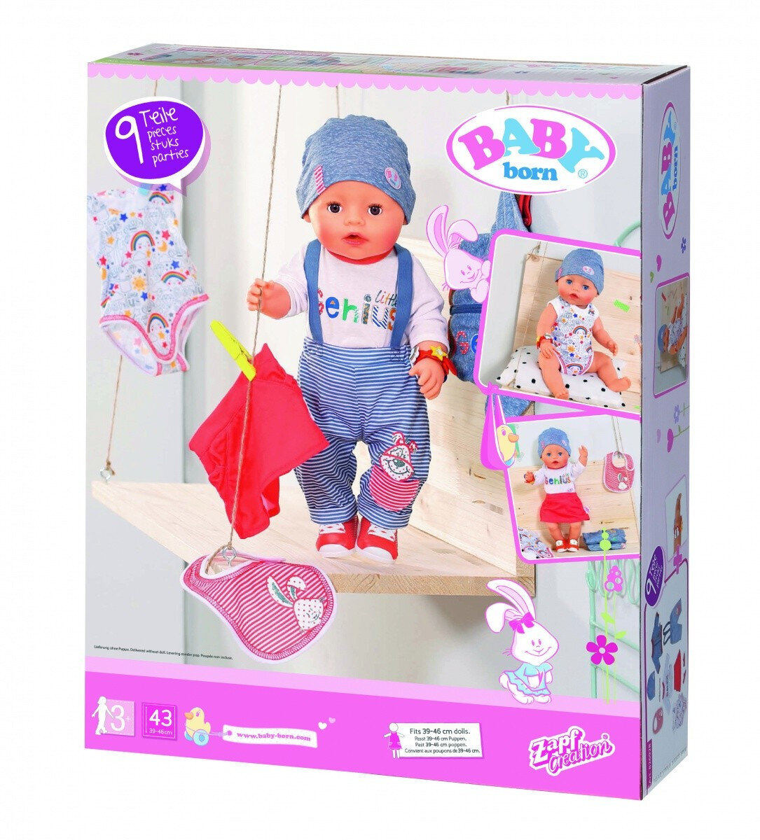 Комплект одежды «Baby Born Deluxe Super Mix and Match», 826928-116719, 3  года + цена | 220.lv