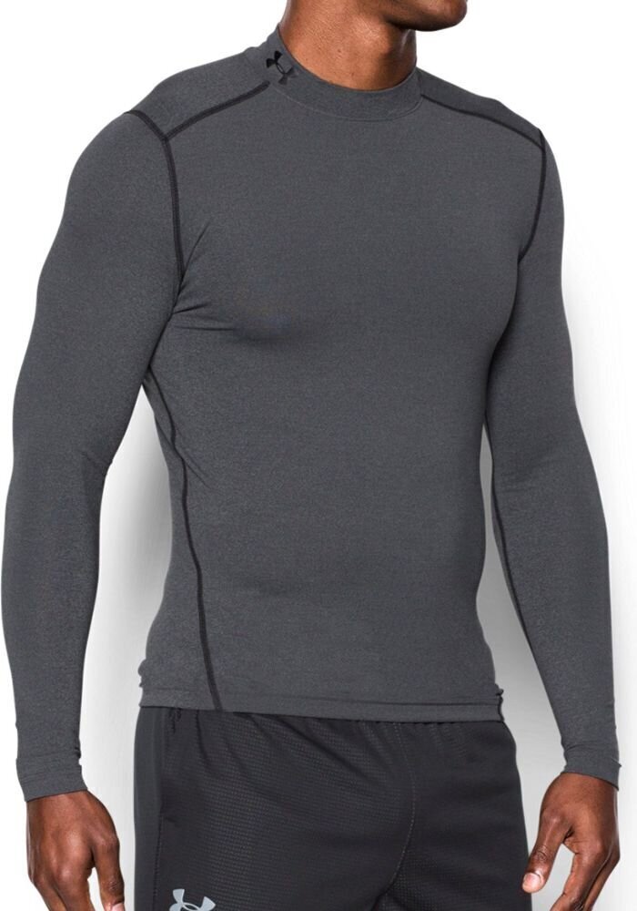 Sporta krekls vīriešiem Under Armor Mock M 1265648-090, pelēks cena un informācija | Vīriešu termoveļa | 220.lv