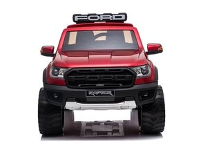 Elektromobilis Ford Ranger Raptor DK-F150R, sarkans, lakots cena un informācija | Bērnu elektroauto | 220.lv