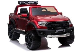 Elektromobilis Ford Ranger Raptor DK-F150R, sarkans, lakots cena un informācija | Bērnu elektroauto | 220.lv