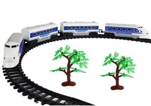 Vilciens ar sliedēm "Express Train", ar gaismām un skaņām цена и информация | Игрушки для мальчиков | 220.lv