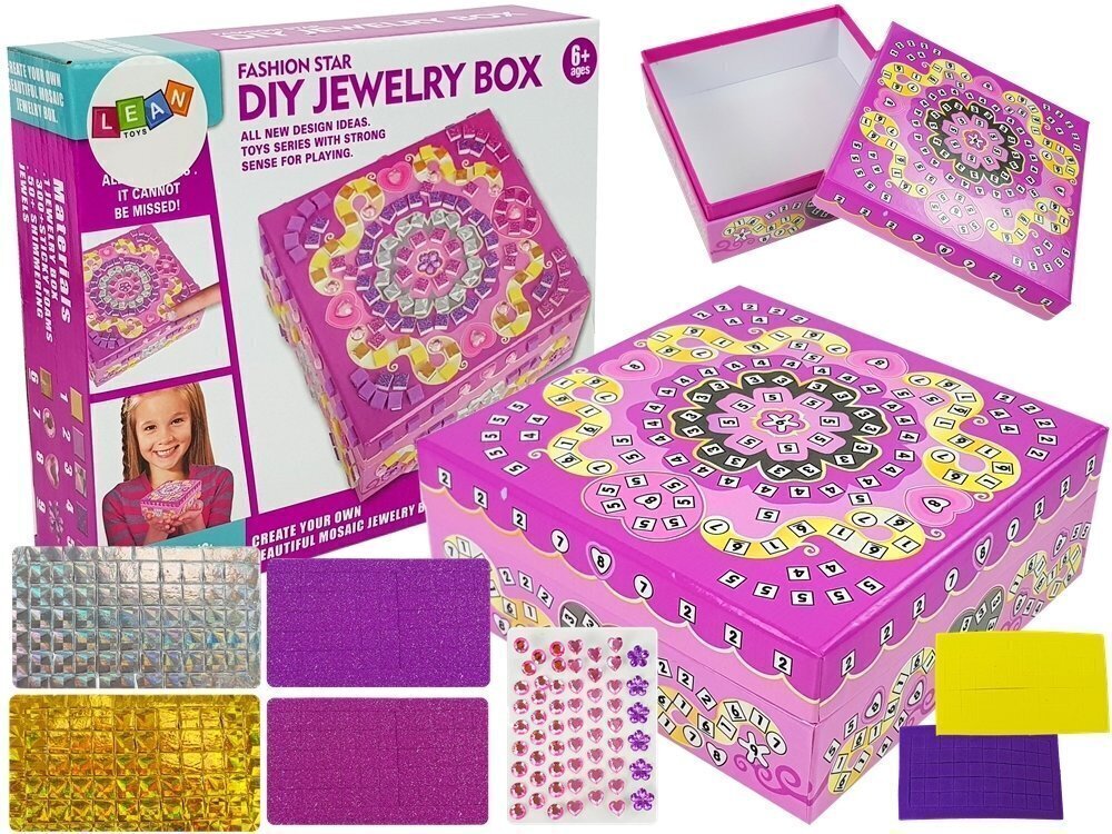Rotaslietu kastes dekorēšanas komplekts cena un informācija | Rotaļlietas meitenēm | 220.lv