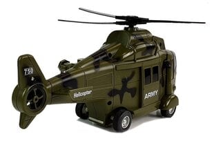 Militārais helikopters ar skaņām un gaismām, 1:16 cena un informācija | Rotaļlietas zēniem | 220.lv