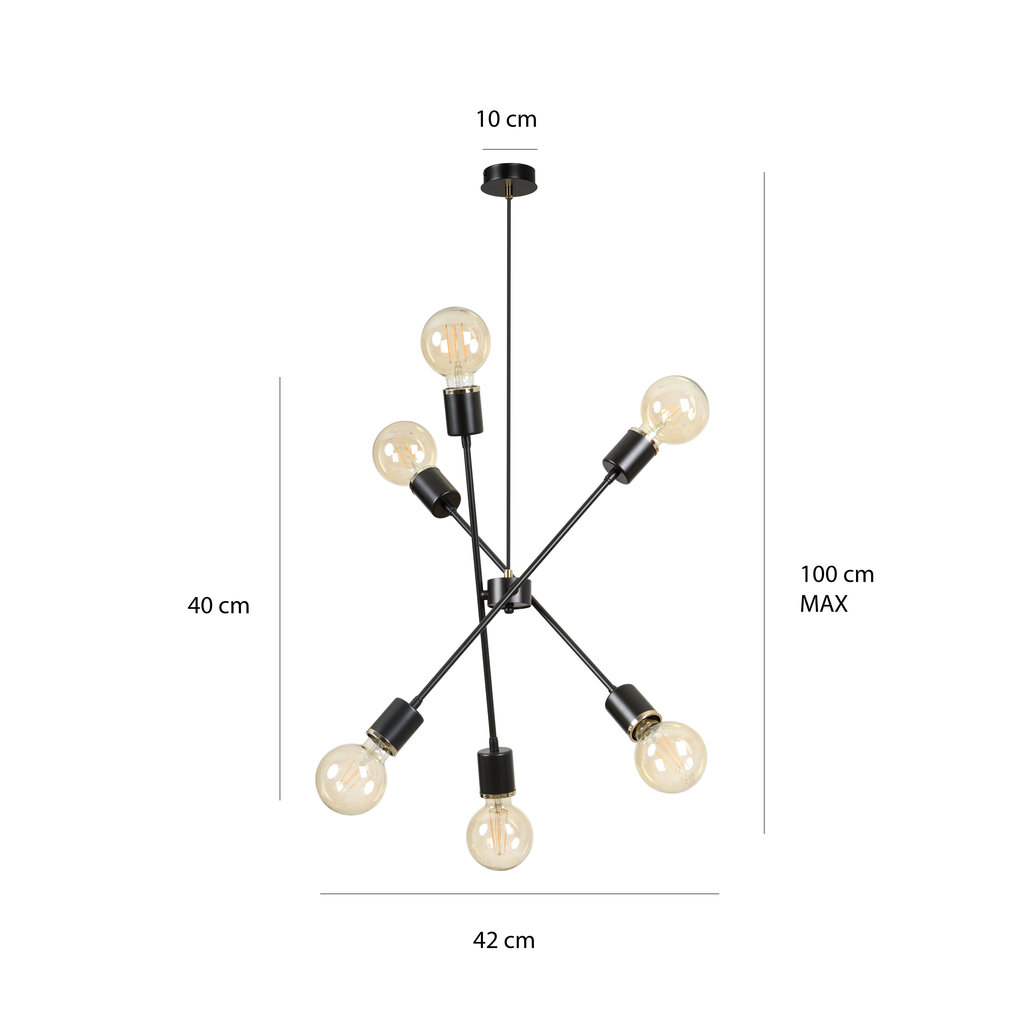 Emibig piekaramā lampa Vendero 6 White cena un informācija | Piekaramās lampas | 220.lv