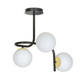 Emibig piekaramā lampa Ragnar 3 Black/Gold