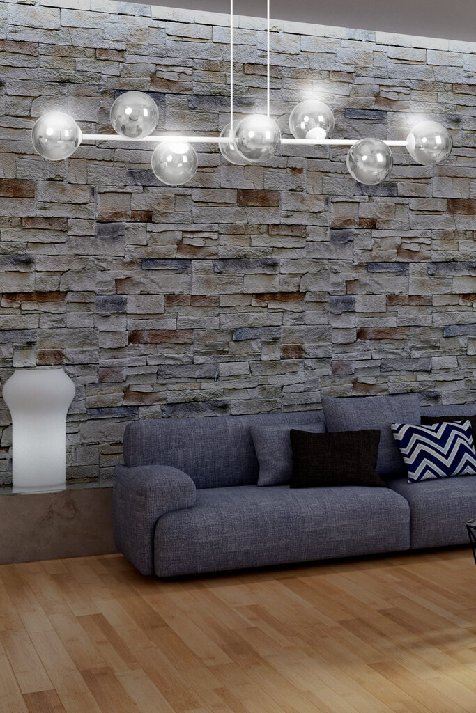 Emibig lampa Rossi 8 Wh Grafit cena un informācija | Lustras | 220.lv